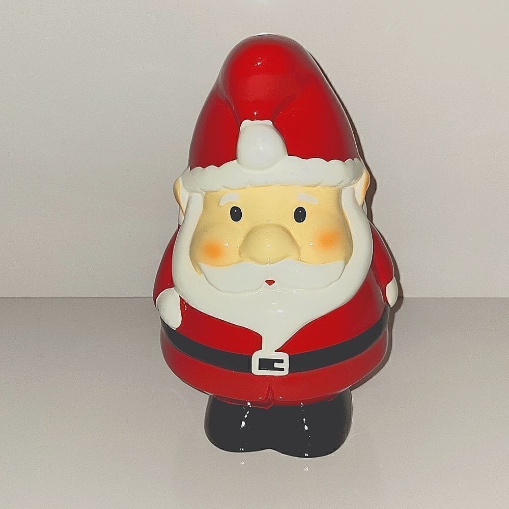 Santa Ceramic Gnome Decor ❤️ 9.5 in tall.  Adorable!! Christmas 🌲
